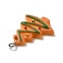 Opaque Resin Pendants&nbsp;RESI-D055-125P