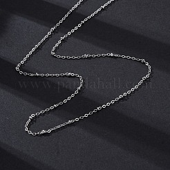 Brass Satellite Chains Necklaces for Women&nbsp;NJEW-D302-61P