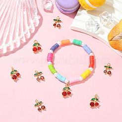 8Pcs 2 Styles Brass Charms&nbsp;KK-SC0006-89