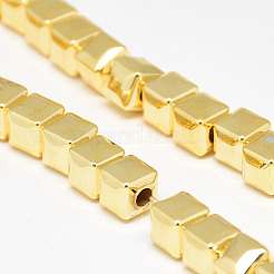 Electroplate Non-magnetic Synthetic Hematite Beads Strands&nbsp;G-Q465-41G