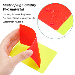 PVC Plastic Blank Penalty Cards&nbsp;LS-AJEW-WH0401-87