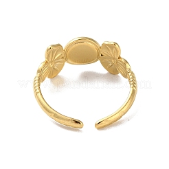 304 Stainless Steel Enamel Cuff Rings&nbsp;RJEW-M171-22G
