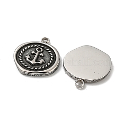 304 Stainless Steel Pendants&nbsp;STAS-L022-029AS