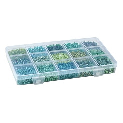 15 Styles Glass Seed Beads&nbsp;SEED-FS0001-29