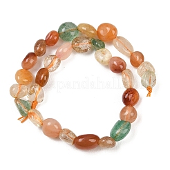 Natural Agate Nuggets Beads Strands&nbsp;G-B170-A02