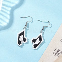 304 Stainless Steel Musical Note Dangle Earrings&nbsp;EJEW-MZ00619