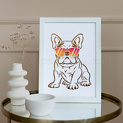 1 Set Autumn Theme PET Hollow Out Drawing Painting Stencils&nbsp;DIY-MA0003-03F