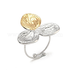 304 Stainless Steel Cuff Rings&nbsp;RJEW-D338-03A-GP