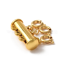 3-Strand 6-Hole Alloy Magnetic Slide Lock Clasps&nbsp;FIND-TAC0014-69A-G