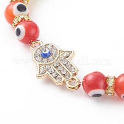 Chakra Stretch Bracelets & Chain Bracelets Sets&nbsp;BJEW-JB06193