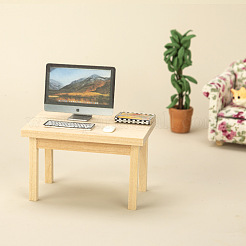 1/12 Dollhouse Miniature Wooden Table Model&nbsp;PW-WG70877-01