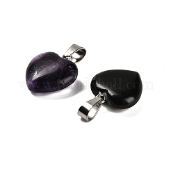 Natural Fluorite Heart Pendants&nbsp;STAS-R154-01P