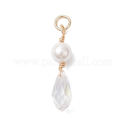 Shell Pearl & Glass Pendants&nbsp;PALLOY-JF04717
