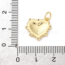 Brass Pave Cubic Zirconia with Enamel Charms&nbsp;KK-Q098-20G-D