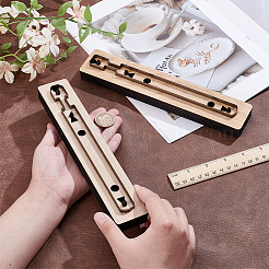 2Pcs 2 Styles Composite Board Cutting Die Leather Keychains Stencils&nbsp;DIY-UN0007-32A