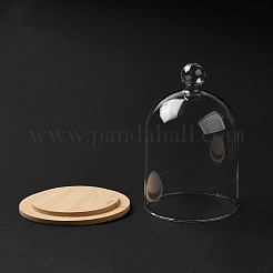 Clear Glass Dome Cover&nbsp;BOTT-PW0003-001C-E05