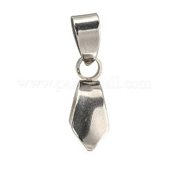 Tarnish Resistant 304 Stainless Steel Pendant Pinch Bails&nbsp;STAS-N071-09
