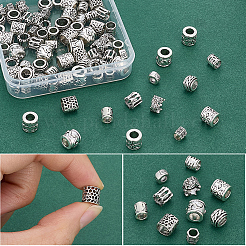 100Pcs 10 Styles Tibetan Style Zinc Alloy Beads&nbsp;FIND-SP0005-92