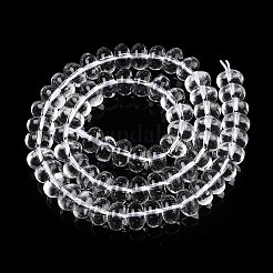 Transparent Glass Beads Strands&nbsp;GLAA-N001-63B