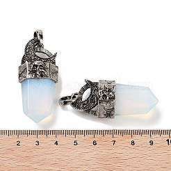 Opalite Faceted Sword Pendants&nbsp;G-Q163-01AS-08