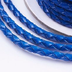 Round Braided Cowhide Cords&nbsp;WL-L009-01G