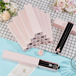 Rectangle Paper Necklace Storage Gift Drawer Case&nbsp;CON-WH0095-128A