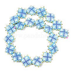 Glass Imitation Jade Beads&nbsp;GLAA-L051-03D