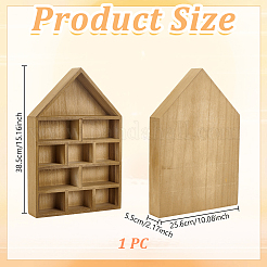 House-Shaped Wooden Wall Shelf&nbsp;AJEW-WH0709-460