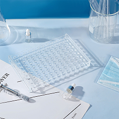 96-Hole 0.2ML Acrylic Laboratory Test Tube Rack&nbsp;AJEW-WH0010-73A