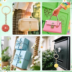 Alloy Enamel Keychains&nbsp;KEYC-YW00233-01