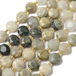 Natural Green Rutilated Quartz Beads Strands&nbsp;G-C116-A145-01
