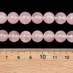 Natural Madagascar Rose Quartz Beads Strands&nbsp;G-Z146-A01-10mm-01