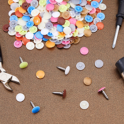 720Pcs 12 Colors PP Screw Heads Cap Covers&nbsp;FIND-FH0016-99