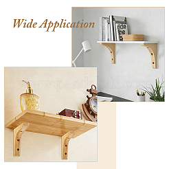 L-shape Wooden Floating Shelf Bracket&nbsp;FIND-WH0199-415