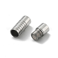 304 Stainless Steel Magnetic Clasps&nbsp;STAS-B082-02A-P