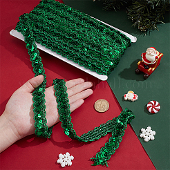 Sparkle Lace Ribbon with PVC Paillette&nbsp;OCOR-WH0078-388B