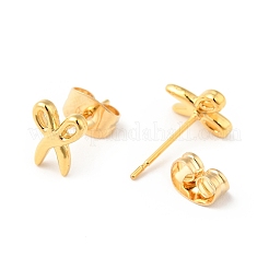304 Stainless Steel Tiny Scissor Stud Earrings with 316 Stainless Steel Pins for Women&nbsp;EJEW-J043-16G