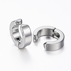 Tarnish Resistant 304 Stainless Steel Clip-on Earrings&nbsp;EJEW-H351-18P