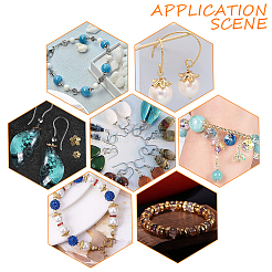 160Pcs 8 Style Rack Plating Alloy Flower Bead Caps&nbsp;KK-PH0003-60