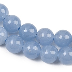 Natural Angelite Beads Strands&nbsp;G-G286-A01-6mm