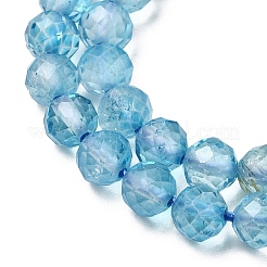 Natural & Dyed Blue Topaz Beads Strands&nbsp;G-B088-C05-04
