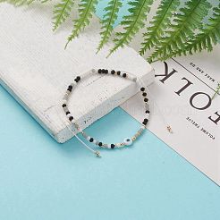 Adjustable Nylon Cord Braided Bead Bracelets&nbsp;BJEW-JB05791-05