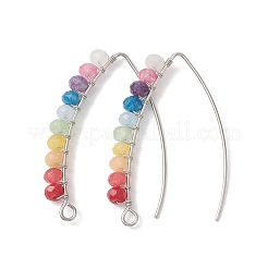 Natural Malaysia Jade Earring Hooks&nbsp;EJEW-JE06888-01