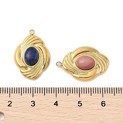 Natural Mixed Gemstone Pendants&nbsp;STAS-F312-06G