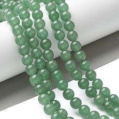 Natural Green Aventurine Round Beads Strands&nbsp;X-G-S150-8mm-1
