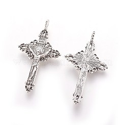 Tibetan Style Alloy Pendants&nbsp;PALLOY-J050-01AS-NR