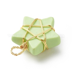 Opaque Resin Pendants&nbsp;PALLOY-JF01849-01