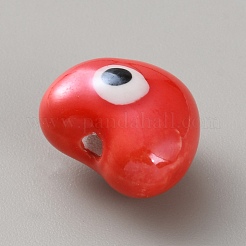 Glazed Porcelain Beads&nbsp;PORC-TAC0006-03A-01