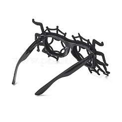 Halloween Plastic & Non-woven Fabric Glitter Glasses Frames&nbsp;AJEW-E053-01J