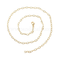 Brass Cable Chains Necklace for Women&nbsp;NJEW-P265-32G